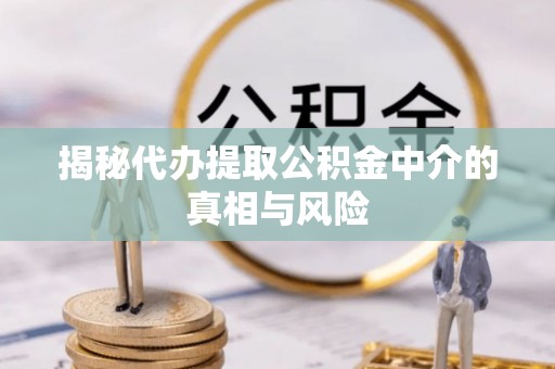 积石山揭秘代办提取公积金中介的真相与风险