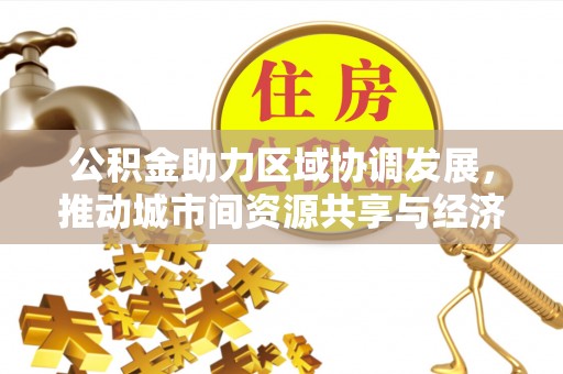 积石山公积金助力区域协调发展，推动城市间资源共享与经济均衡发展